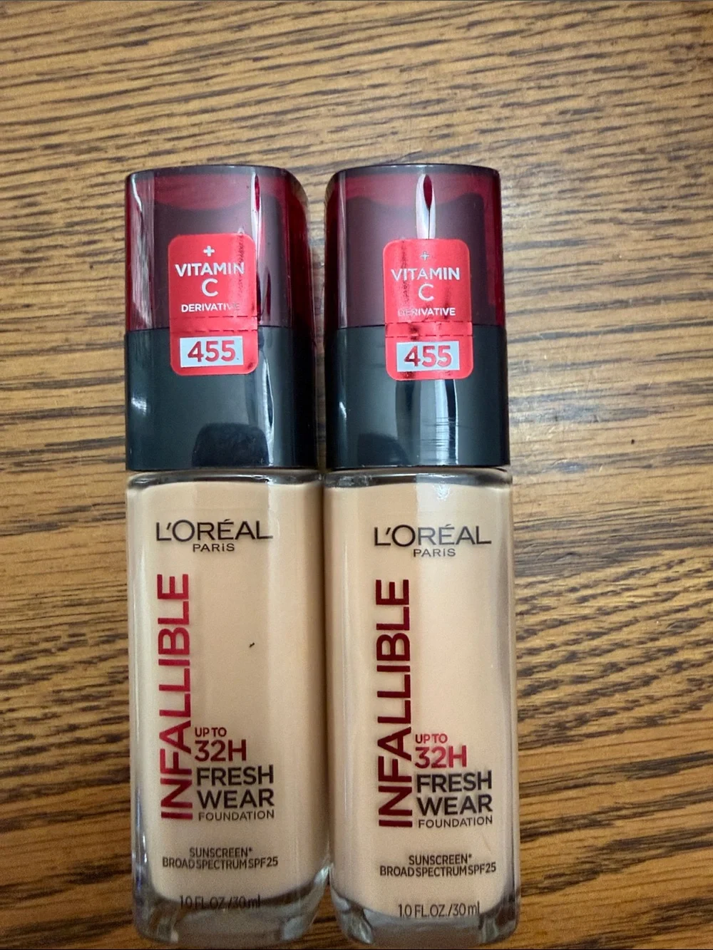 Infallible Fresh Wear Foundation - 455 (Warm Beige) 2 pack
